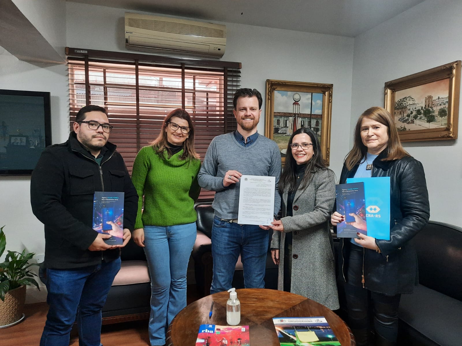 CRA-RS assina termo de cooperação técnica com Prefeitura de Uruguaiana